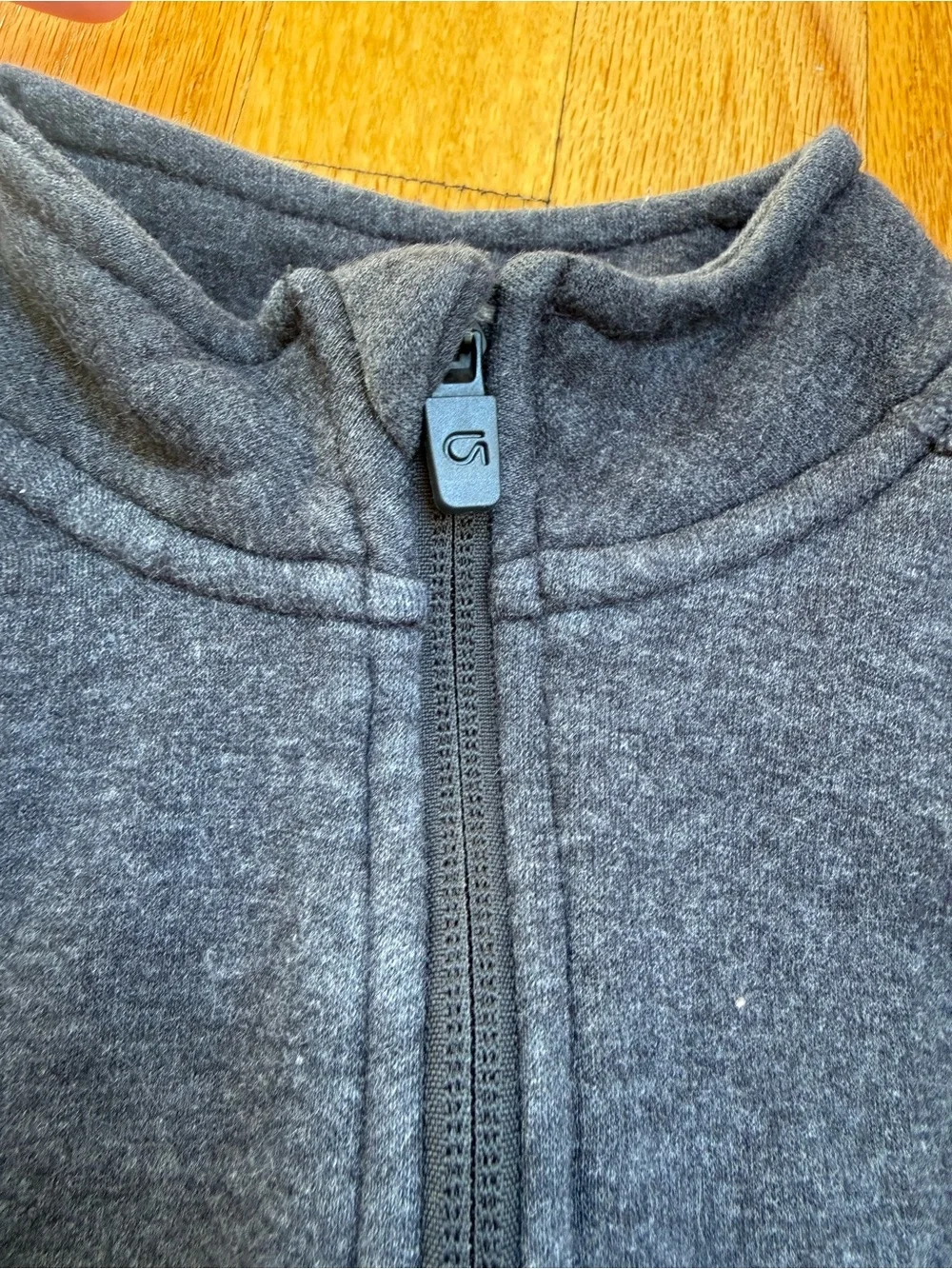 GAP Kids Dark Charcoal Quarter-Zip Pullover